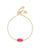Kendra Scott Elaina Gold Adjustable Chain Bracelet in Azalea Illusion