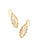 Kendra Scott Genevieve Gold Drop Earrings In Ivory Mother-of-pearl