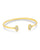 Kendra Scott Grayson Gold Cuff Bracelet In White Crystal