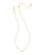 Kendra Scott Juliette Gold Pendant Necklace In White Crystal
