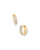 Kendra Scott Mikki Gold Pave Huggie Earrings