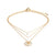 Grateful Heart Mother Of Pearl Necklace Gold