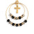 Beaded Prayer Earrings Black