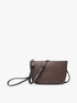 Bonnie Vegan Whipstitch Clutch/Crossbody in Espresso