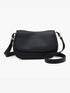 Daia Vegan Whipstitch Crossbody in Black