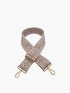 Purse Guitar Strap In Boho-taupe