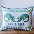 Chinoiserie Alligator Hometown Pillow