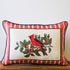 Vintage Stripe Cardinal Pillow