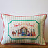 Stripe Nativity Scene Pillow