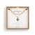Sacred Heart Necklace Gold