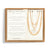 Beaded Prayer Necklace Champagne