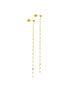 Devin Duster Gold - Screwback Stud