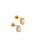 Kay Clear- Screwback Stud