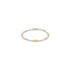 Worthy Pattern 3mm Bead Bracelet - Pearl