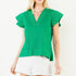 Easy Stitch Top in Green