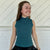 Austyn Mock Neck Sweater Vest - Teal