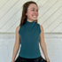 Austyn Mock Neck Sweater Vest - Teal