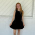 Black Sleeveless Flare Dress