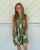 Green Spring Sleeveless Mini Dress