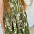 Green Spring Sleeveless Mini Dress