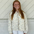 Winter Bloom Quilted Jacket