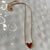 Dainty Heart Valentines Day Necklace