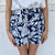 Marlo Printed Shorts Navy