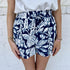 Marlo Printed Shorts Navy