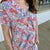Happy Blooms Cropped Pants Pajama Set
