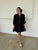 Vanta Puff Sleeve Dress- Black