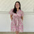 Adeline V-Neck Belted Dress