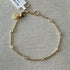 Celeste Delicate Bracelet In Gold Cubic Zirconia