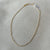 Celeste Delicate Station Necklace In Gold Cubic Zirconia