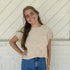 Winona Waffle Top - Shell