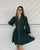 Vanta Puff Sleeve Dress - Green