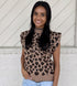 The Wild Spot Cap Sleeve Sweater