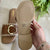 Gold Buckle Boho Sandal