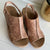 Carley Cognac Distressed Wedge