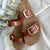 Casual Brown Buckle Sandal