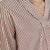 Striped V-Neck Quarter Sleeve Top
