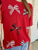 Red & Black Tina Bows Top