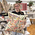 Hand Embroidered Louisiana Pillow 20 x 20