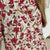 Scarlet Bloom Bubble Sleeve Top
