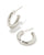 Colette Huggie Earring in Silver Metal 