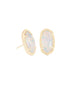 Ellie Earring gold White Opal