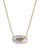 Kendra Scott Elisa Statement Pendant Necklace In Gold Dichroic Glass 