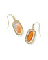 Kendra Scott Dani Drop Earrings In Gold Dichroic Glass