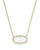 Kendra Scott Elisa Statement Pendant Necklace In Gold Ivory Mother Of Pearl 