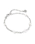 Ashton Delicate Chain Bracelet Silver Freshwater Cultured Pearl