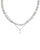 Ashton Multi Strand Necklace Silver Freshwater Cultured Pearl 